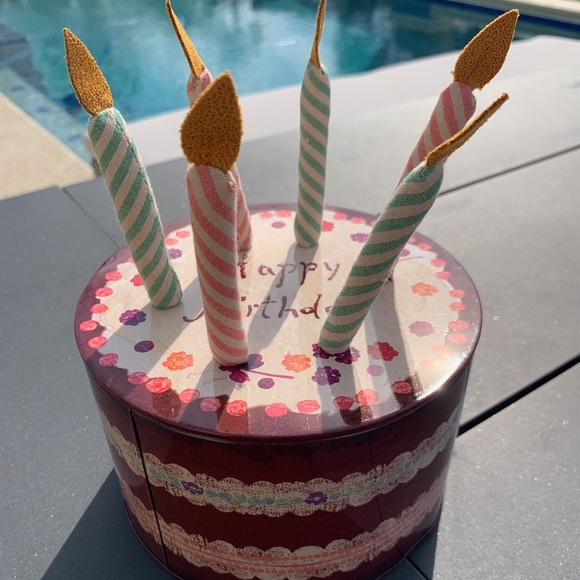 Maileg Other New Maileg Birthday Cake Tin With Candles